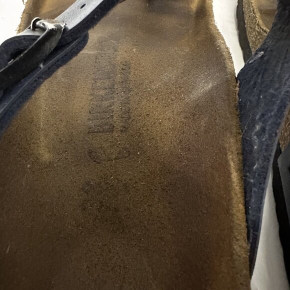 Birkenstock Womens Gizeh Sandlas Slip On Thong Blue 38 US 7/7.5 Beachy Comfort - Picture 6 of 8